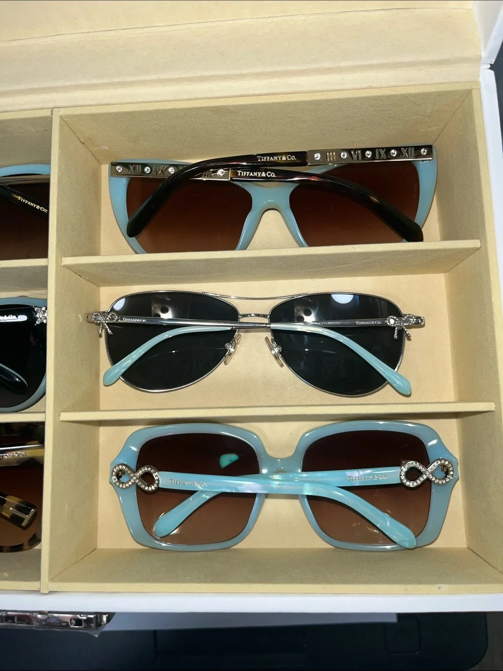 6 pairs EUC Tiffany & Co. Sunglasses